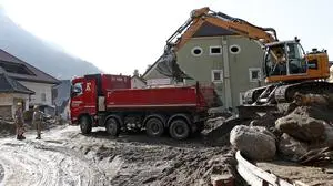 Die Schäden an der Infrastruktur und an Privathäusern sind enorm