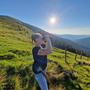 Barbara Reicher-Küberl auf der Hischegger Alm