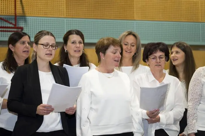 Die Hauptkapelle begann das Programm mit Melodien aus Jesus Christ Superstar und Pirates of the Caribbean.