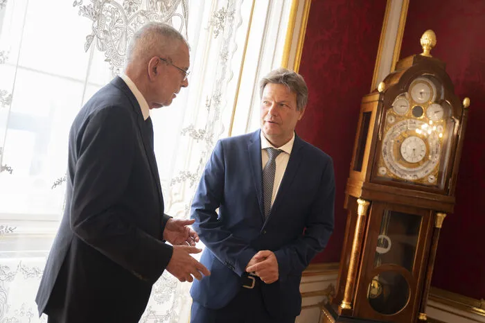 Den Abschluss des eintägigen Besuchs bildete eine Unterredung mit Bundespräsident Alexander Van der Bellen.