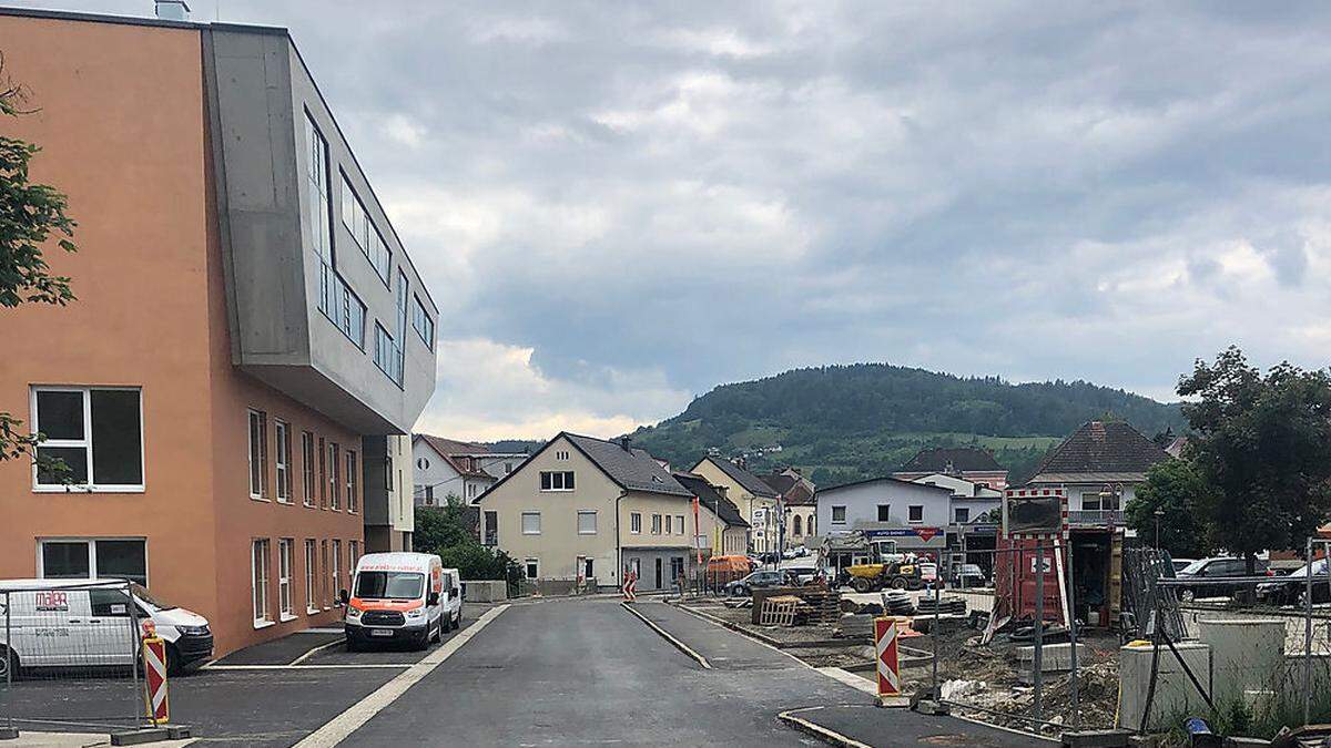 Die Klagenfurter Straße in Völkermarkt ist seit Mittwoch wieder normal befahrbar