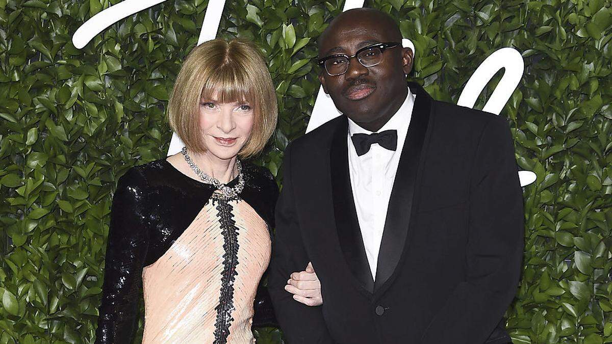 Vogue-Chefs Anna Wintour und Edward Enninful 