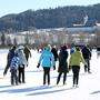 Der Längsee wird diese Woche zum Eislaufen freigegeben