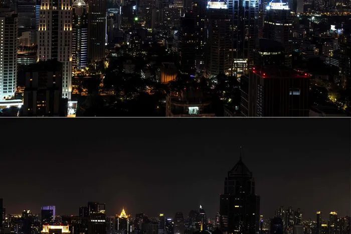 Weltweit beteiligten sich zahlreiche Städte - auch Thailands Hauptstadt Bangkok ...