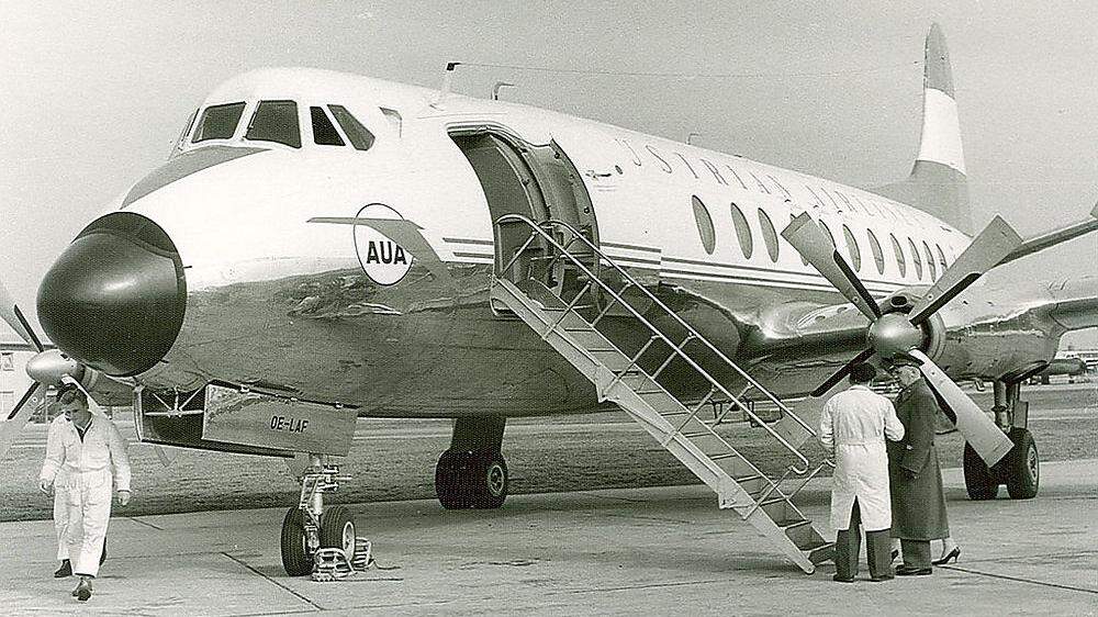 Die viermotorige Vickers Viscount