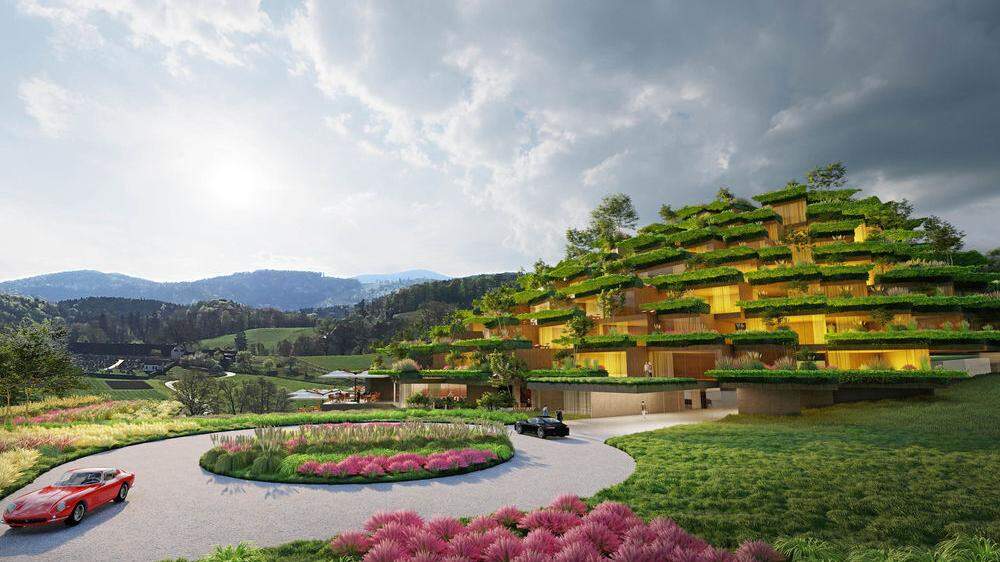 Das Lipizzaner-Resort soll einen architektonischen Akzent in der Region setzen