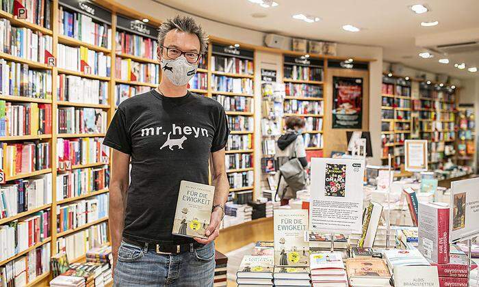 Buchhändler Helmut Zechner alias „Mr. Heyn“ aus Klagenfurt