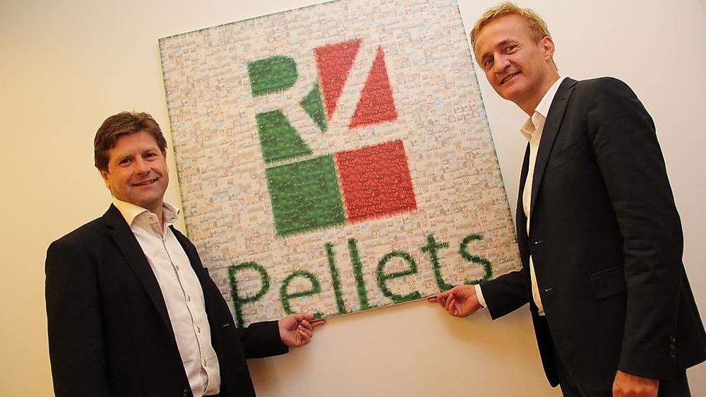 Dietmar Riegler und Otto Zechmeister erhalten beim Klagenfurter Biomasse-Heizkraftwerk Hilfe von einem Investor 