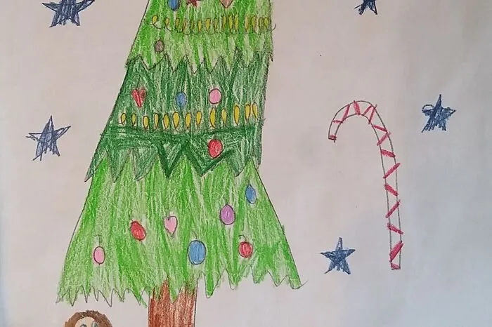 Katja Pfingstl aus Bruck ist 9 Jahre alt und verfolgt begeistert jeden Tag den künstlerischen Advent in der Kleinen Zeitung. Deshalb hat sie beschlossen, auch ihr Bestes zu geben und ihre Eindrücke auf Papier zu bringen.