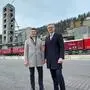 RCG-Vorstand Christoph Grasl und Alpacem-Zement-Chef Bernhard Auer zogen nach 100 Tagen Koralmbahn gemeinsam Bilanz