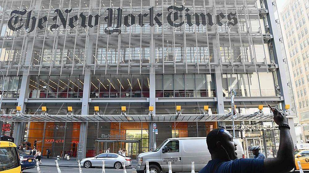 Redaktionsgebäude der New York Times