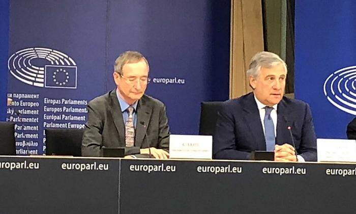 Europäische Wirtschaft zu Gast im Europaparlament: Leitl, Tajani