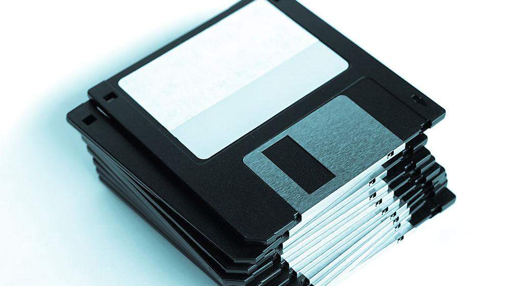 Die 3,5 Zoll Floppy Disk war in den 1980er- und 1990er-Jahren am weitesten verbreitet