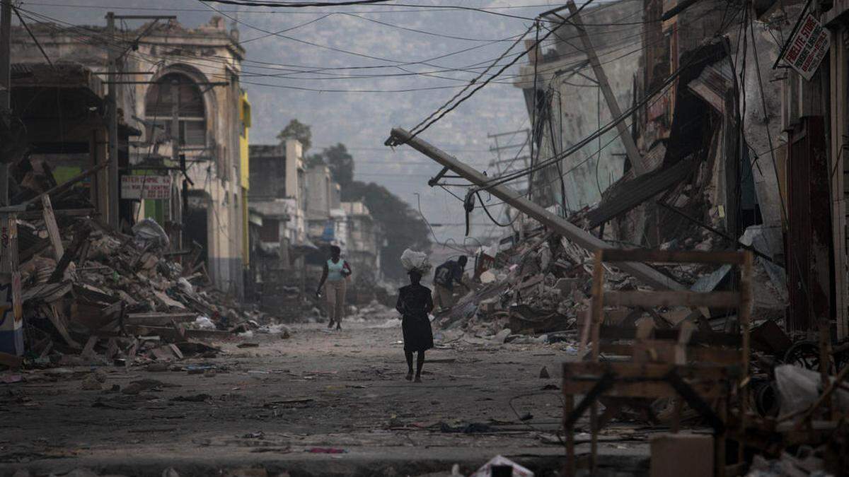 Zerstörung in Port-au-Prince 2010