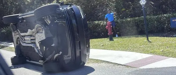 Tiger Woods baute am Wochenende einen Unfall