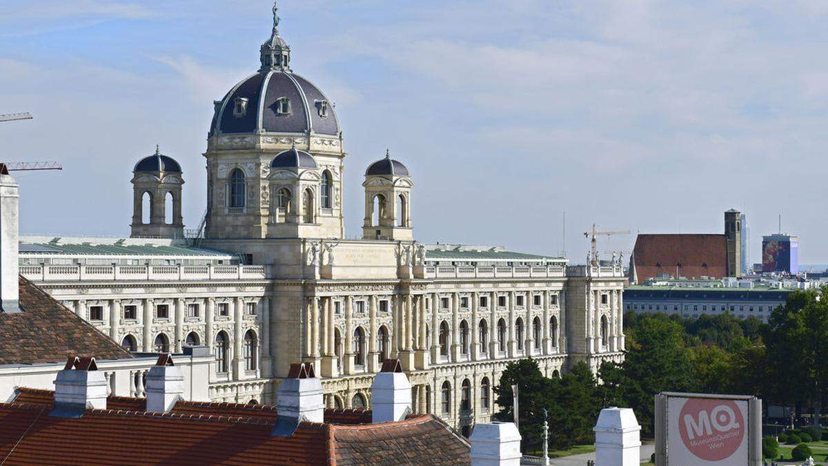 Aussicht auf das Naturhistorisches Museum.