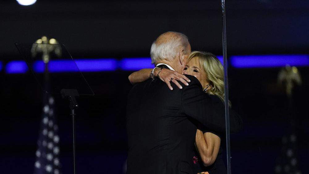 Ein gutes Team: Jill und Joe Biden 