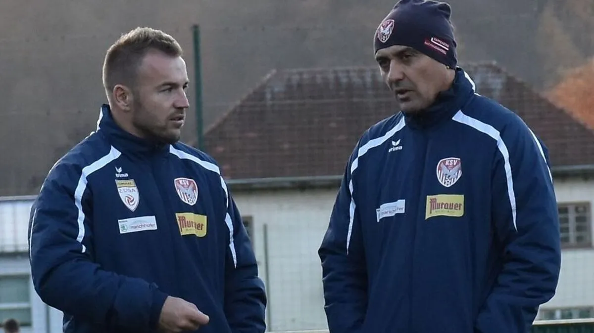 Das neue KSV-Duo: David Sencar (l.) und Vlado Petrovic