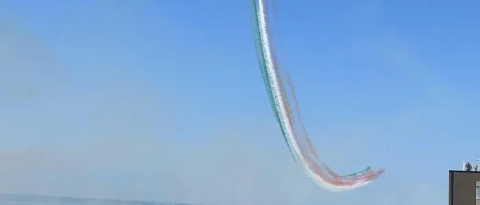 Die Frecce Tricolori waren in Grado zu Gast