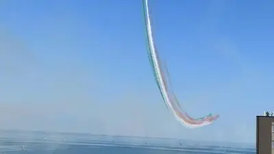 Die Frecce Tricolori waren in Grado zu Gast