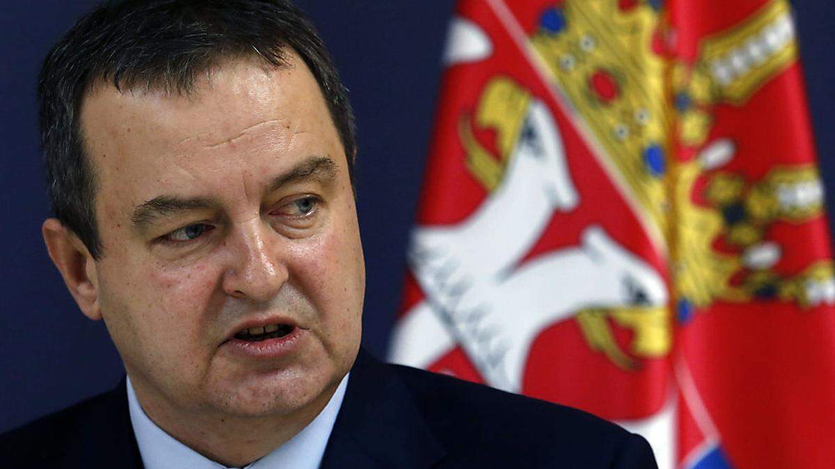 Serbiens Außenminister  Ivica Dacic