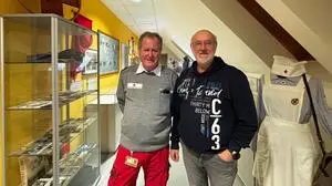 Helmut Weber und Bernd Kousek betreuen tausende Gegenstände in Laubegg