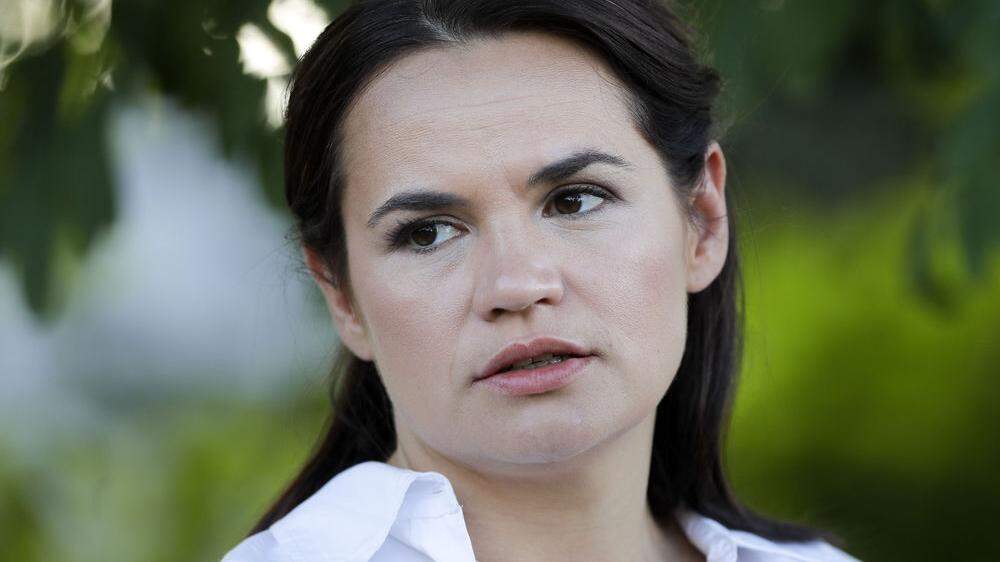 Oppositionskandidatin Swetlana Tichanowskaja