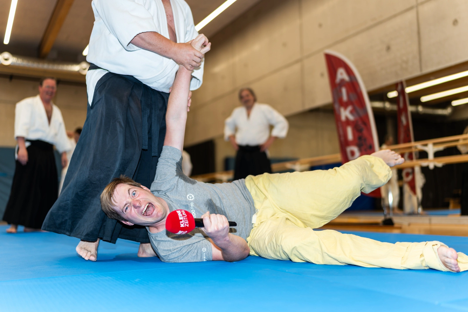 Michael Großschädl beim Samurai-Training