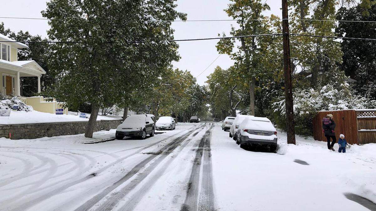 Ein &quot;beispielloser&quot; Wintersturm im September in Montana