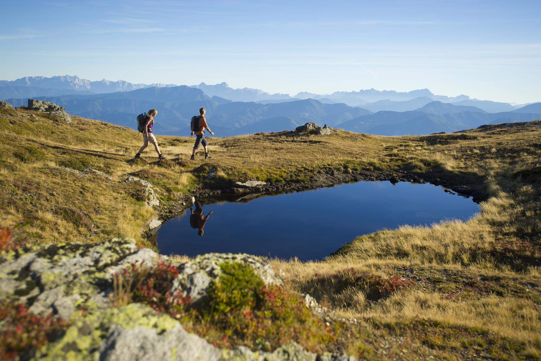 Wandern am Alpe-Adria-Trail : Über die Nockberge ohne Klimarucksack