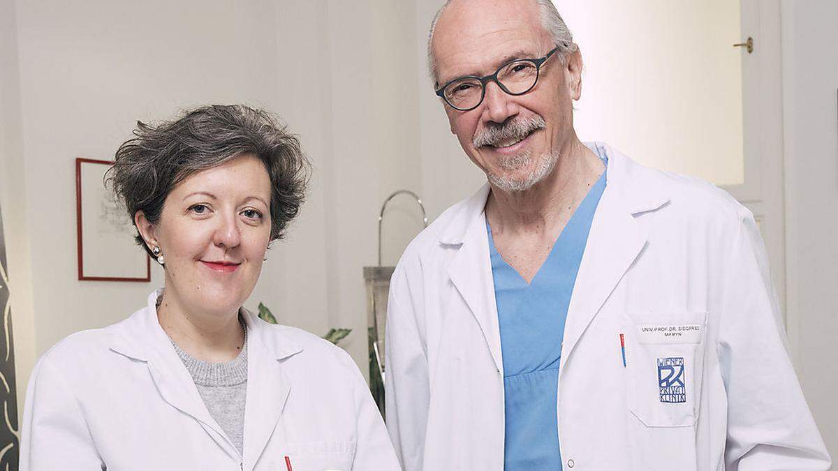 Der bekannte TV-Arzt Siegfried Meryn mit Co-Autorin Bianca-Karla Itariu