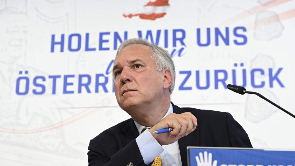FPÖ-Kandidat Walter Rosenkranz 
