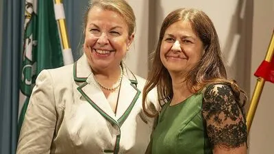 Hartinger-Klein und Kampus bei einem Treffen in Leoben: Heute geht es um die Details der geplanten Reformen