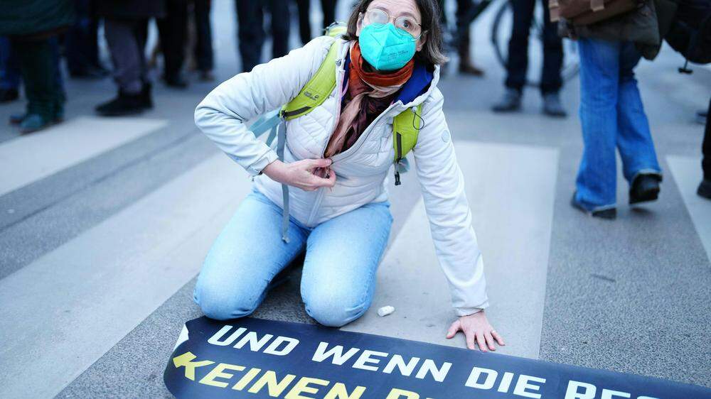 Klimaprotest am Naschmarkt in Wien (Archivfoto)
