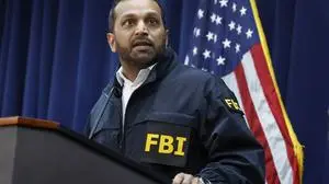 Director of the Federal Bureau of Investigation Kash Patel speaks at a press conference, PK, Pressekonferenz after arrests were made in a federal gambling-related investigation at the U.S. Attorney s Office on Thursday October 23, 2025 in New York City. Portland Trail Blazers coach Chauncey Billups and Miami Heat guard Terry Rozier were arrested Thursday as part of a pair of investigations related to illegal gambling. Members and associates of organized crime groups are also among the couple of dozen people expected to face criminal charges in two separate illegal gambling-related cases. PUBLICATIONxNOTxINxUSA NYP20251023112 JOHNxANGELILLO