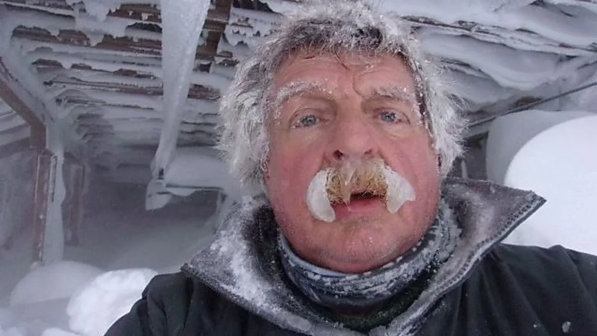 Ludwig Peskoller, Wirt im Polster-Schutzhaus, hält seit zwei Wochen dort die Stellung