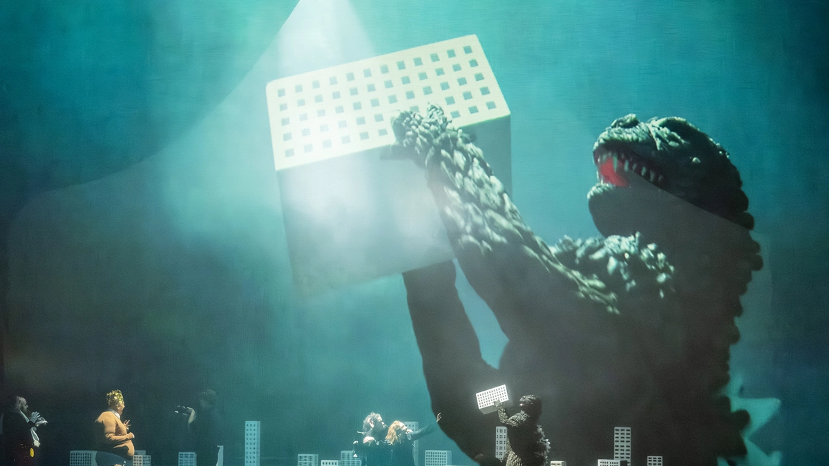 Gorgonzila stellt sich dem übermächtigen König-Präsidenten gegenüber