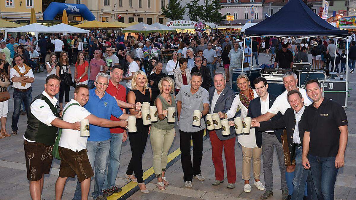 Die Eröffnung des Brucker Stadtfests 2016