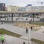 Am Europlatz randalierten zwei Ladendiebe