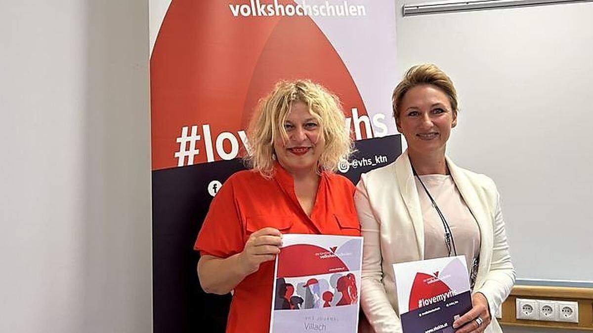 Geschäftsführerin Beate Gfrerer und Bezirksstellenkoordinatorin Felicitas Wachschütz