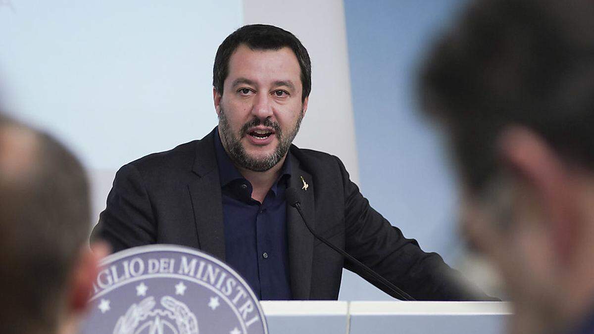 Unter Druck: Innenminister Salvini