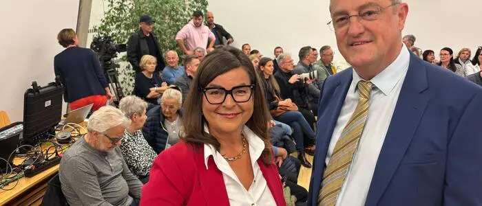 Andrea Ohersthaller (SPÖ) und Franz Tonner (ÖVP) geben die Teilzeit-Ortschefs, Tonner startet