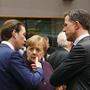 Bundeskanzler Sebastian Kurz und der niederländische Premier Mark Rutte stemmen sich gegen den Rettungsplan von Angela Merkel	APA 
