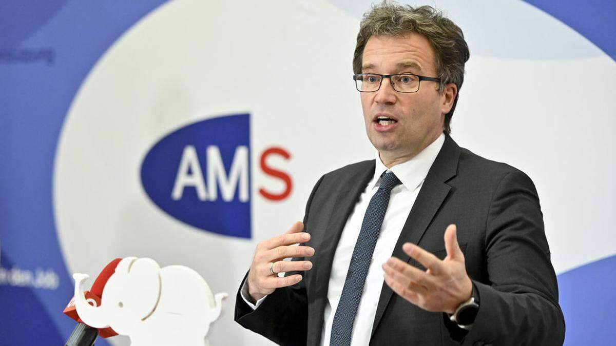 Der Chef des Arbeitsmarktservice (AMS), Johannes Kopf