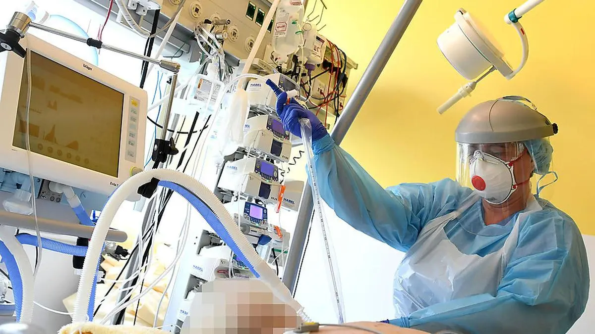 43 Kärntner brauchen derzeit eine Intensivstation wegen einer Covid-19 Erkrankung.