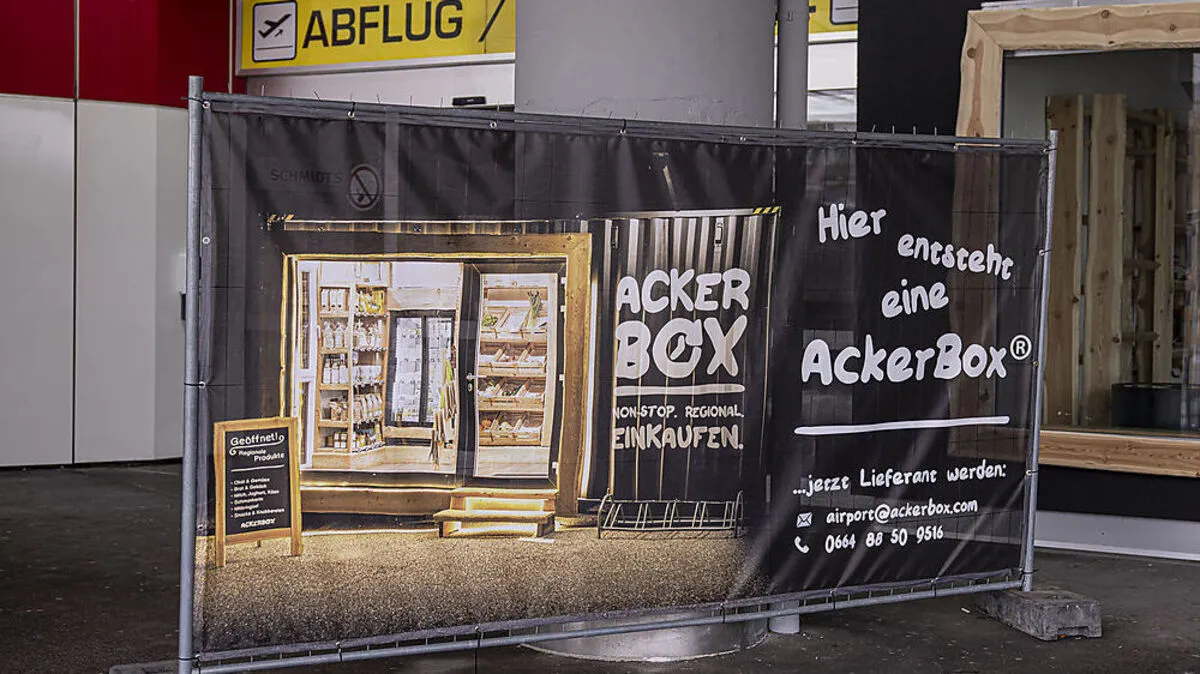 Am Flughafen entsteht eine neue Ackerbox.