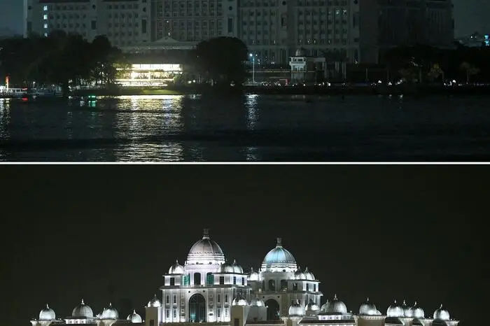 Das Telangana-Sekretariat in Hyderabad