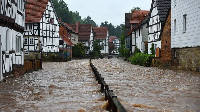 Verheerendes Hochwasser Nordhessen im Juli