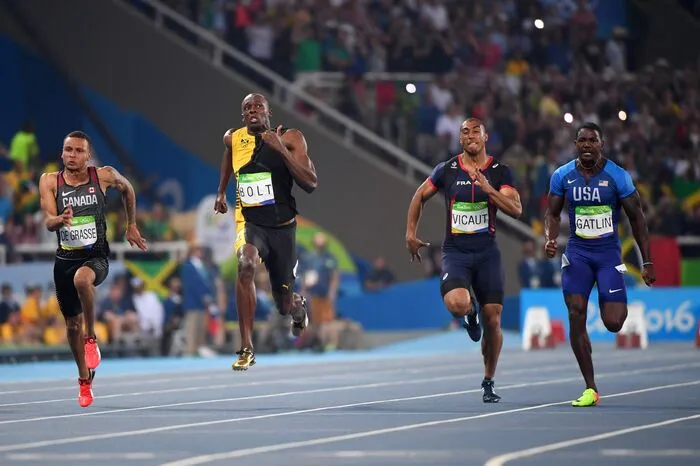 Sprintstar Usain Bolt startete einmal mehr "verhalten"...