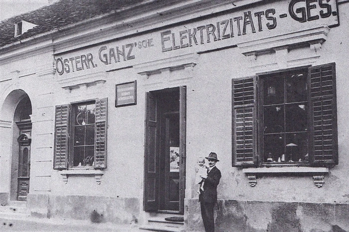Das Elektrogeschäft der GANZ in der Feldbacher Ungarstraße.